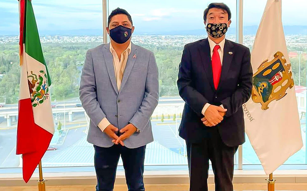 Gobierno estatal y consulado de Japón sientan bases para futuras inversiones en SLP