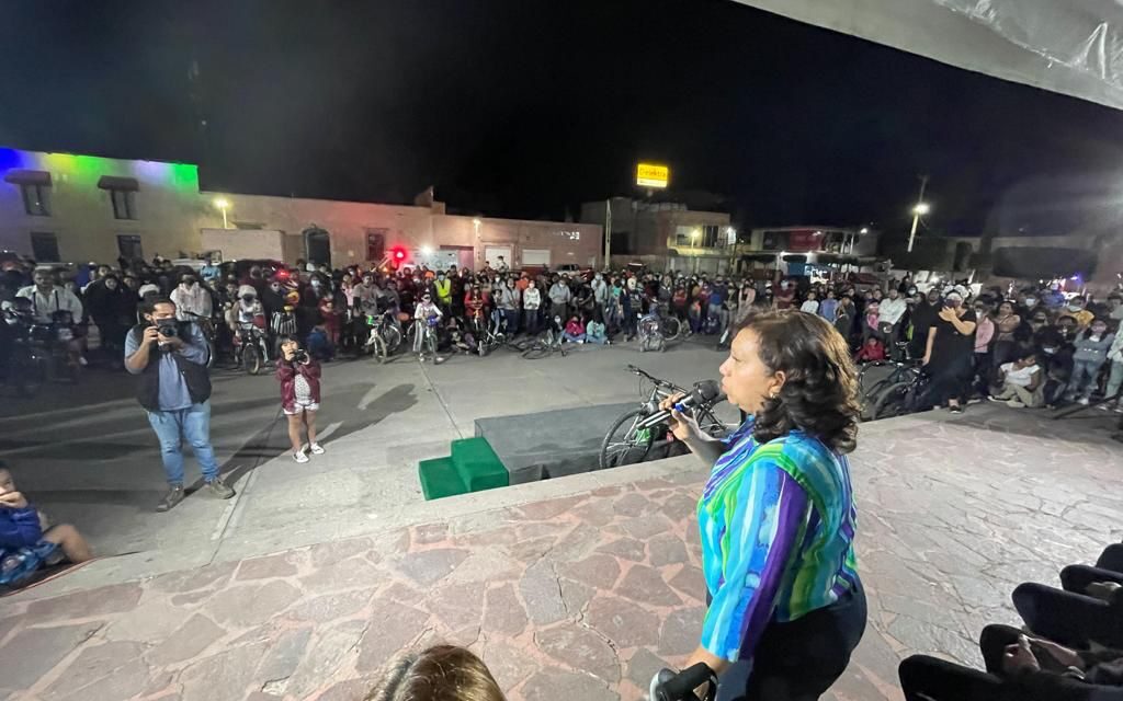 Rotundo éxito en Soledad de Rodada Nocturna en el marco de la celebración del Día de Muertos