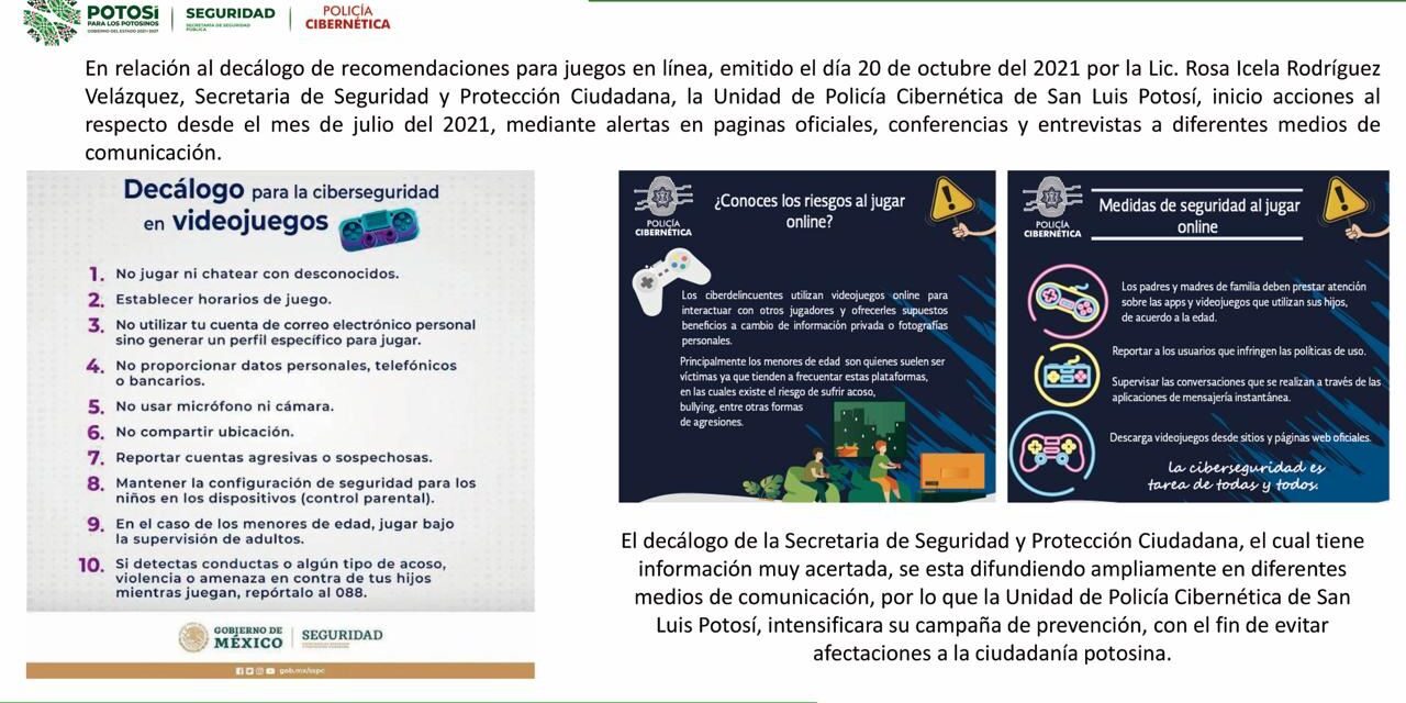 La SSPE emite recomendaciones a padres y madres de familia ante el auge de los videojuegos en línea