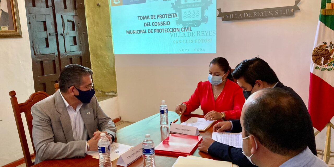 En Villa de Reyes se instaló el Consejo Municipal de Protección Civil.