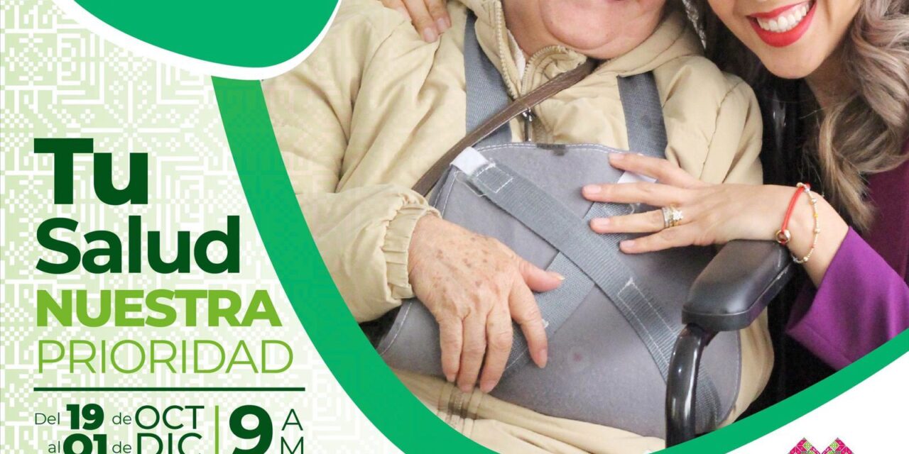 DIF estatal arranca ferias de la salud en los 58 municipios.