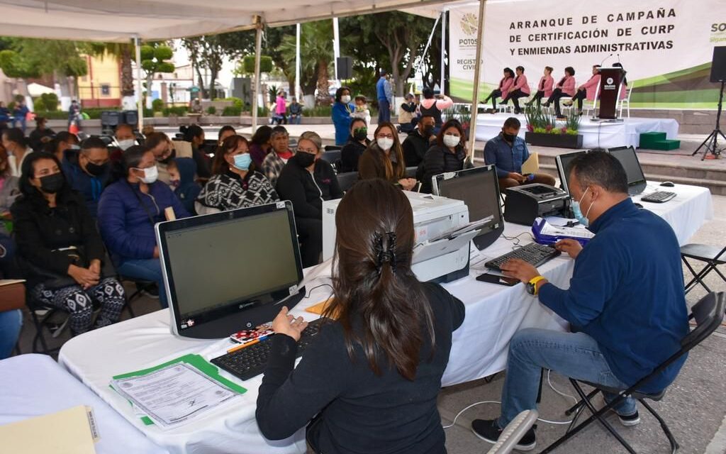 Arranca Programa de Enmiendas Administrativas a Actas de Nacimiento y certificación del CURP en SGS