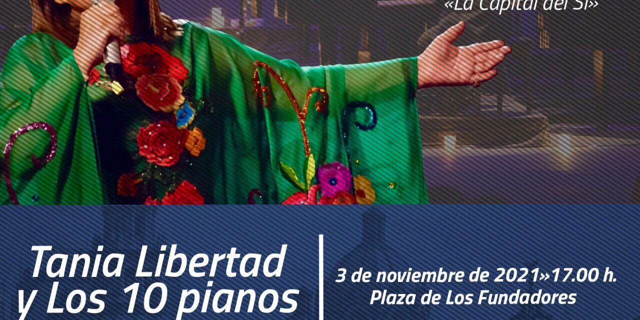 Gobierno de la Capital presenta a Tania Libertad celebrando el 429 Aniversario de la Ciudad.