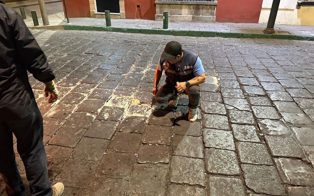 Sigue firme el mantenimiento y conservación de la Capital del Sí en el Centro Histórico