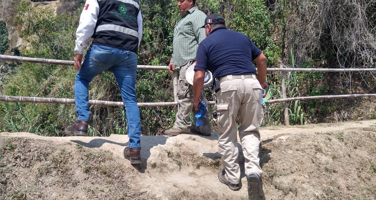 Protección Cvil inspecciona parajes turísticos en la región Huasteca