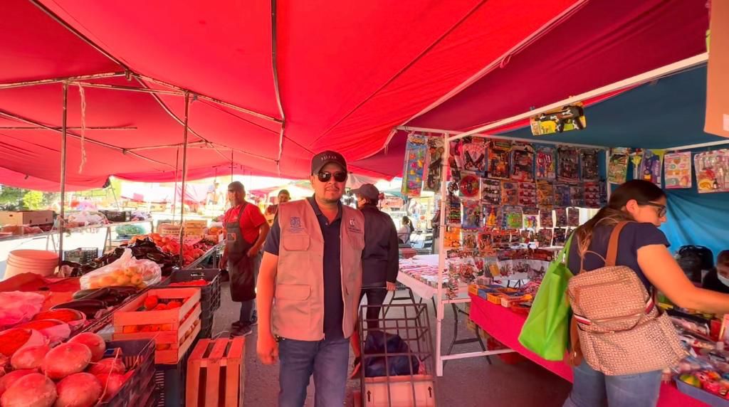 Ayuntamiento de San Luis Potosí mejora constantemente la supervisión comercial en los tianguis de la ciudad