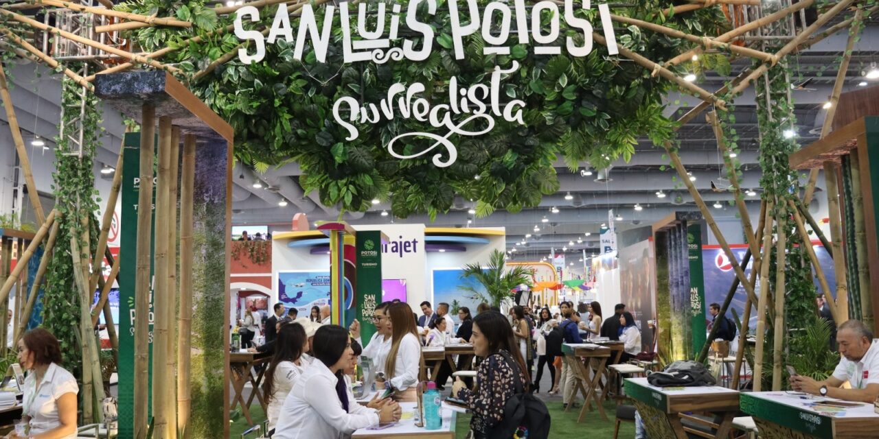 Sorprende stand de San Luis Potosí en el tianguis turístico de la CDMX