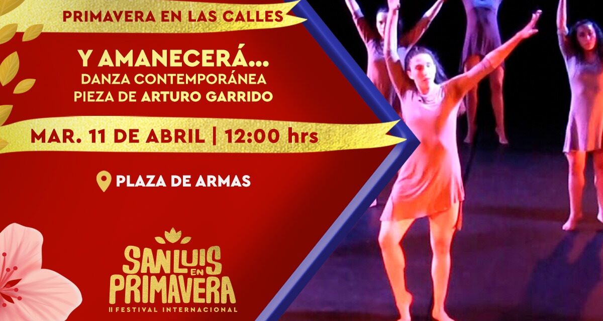 “Primavera en las calles”, actividad dentro del Festival internacional San Luis en Primavera con grupos y artistas de la escena local