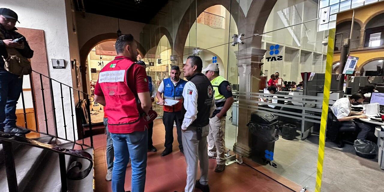 Potosinos y potosinas se suman al Primer Simulacro Nacional 2023