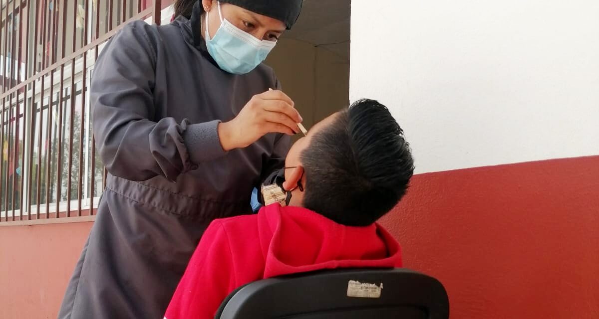 El sistema municipal DIF visitó la escuela primaria de cándido navarro