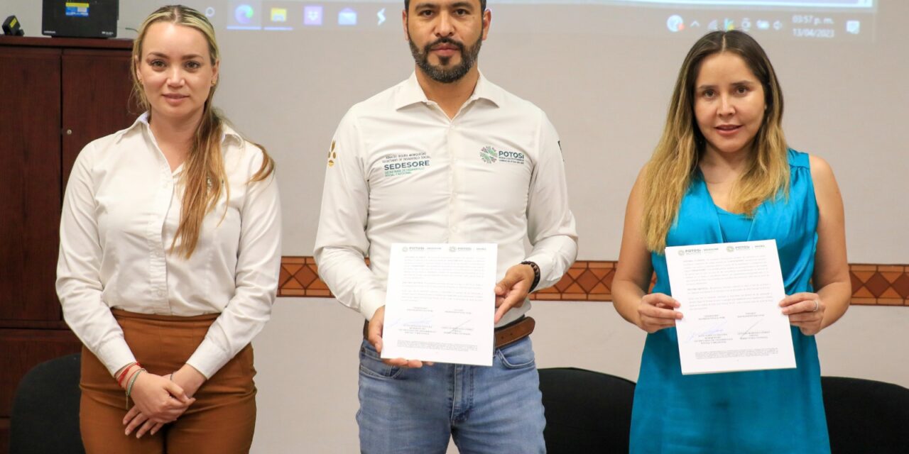 SEDESORE e INVIES firman convenio a favor de viviendas dignas