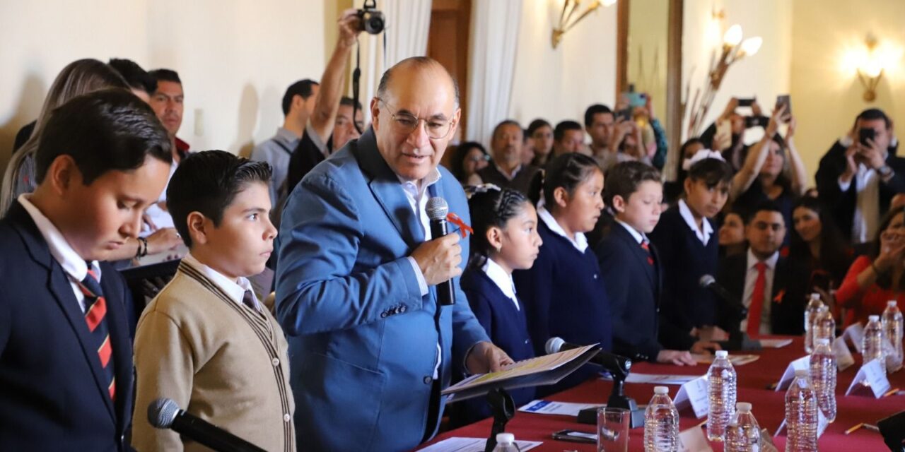 Cabildo Infantil alza la voz por un SLP más ecológico, incluyente y a favor de las niñas y niños