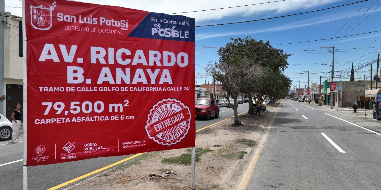 El Alcalde Enrique Galindo entrega totalmente rehabilitada la B. Anaya, una vía fundamental para el oriente de la ciudad