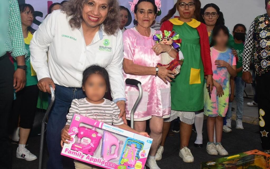 La alcaldesa Leonor Noyola arrancó con las caravanas del Día del Niño