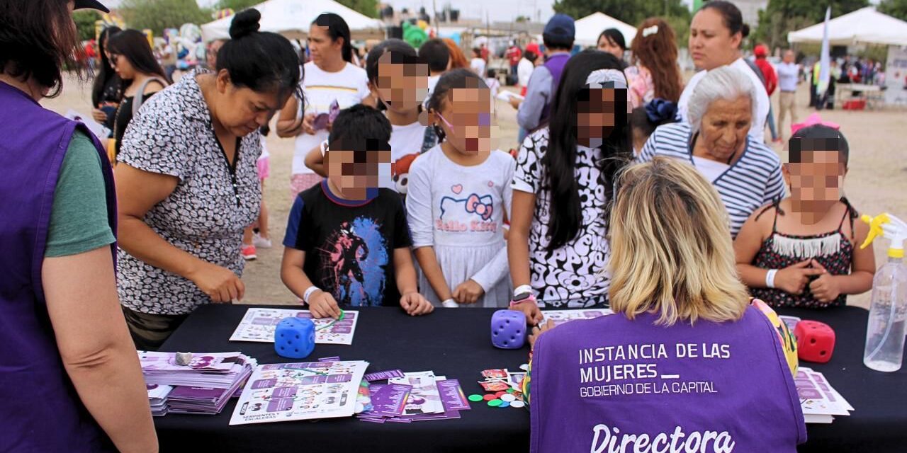 Instancia de las mujeres se suma a los festejos del día de la niñez en la Capital del Sí