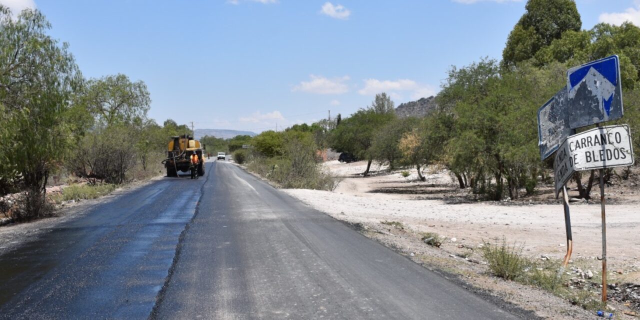 Obra en camino Bledos – Carranco con 25 por ciento de avance: JEC