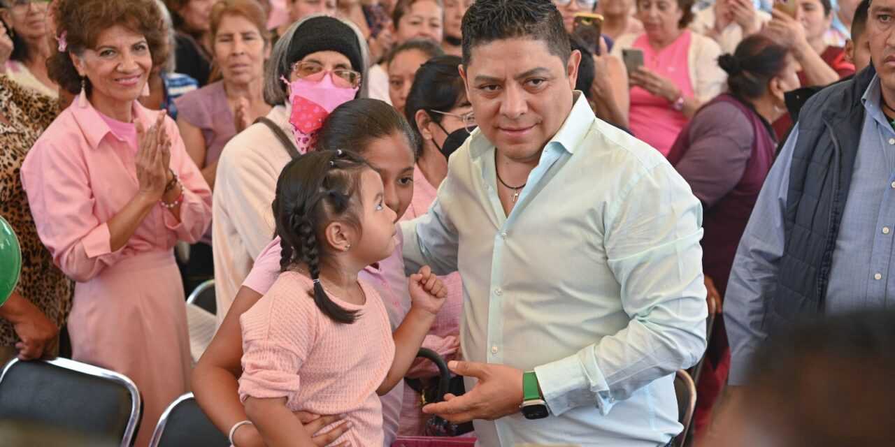 Con Ricardo Gallardo las mujeres sí tenemos apoyo en salud