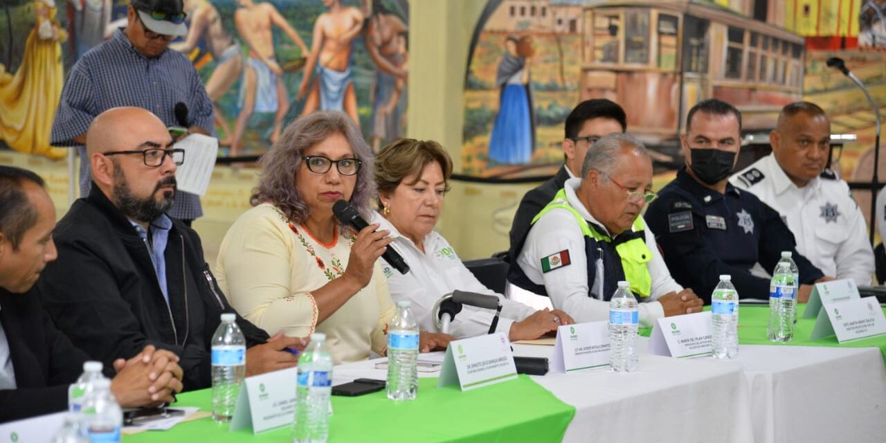 Alcaldesa Leonor Noyola preside la Cuarta Sesión Ordinaria del Consejo de Protección Civil Municipal