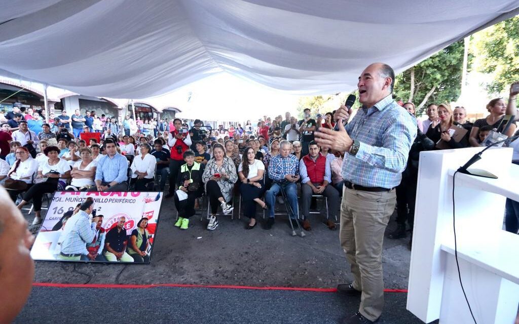 Arranca Alcalde Enrique Galindo rehabilitación histórica de calle Papagayo