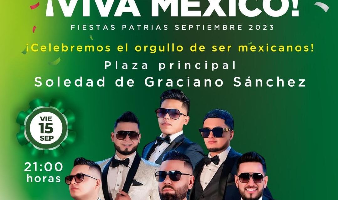 La zenda norteña celebrará las fiestas patrias en Soledad de GS este 15 de septiembre