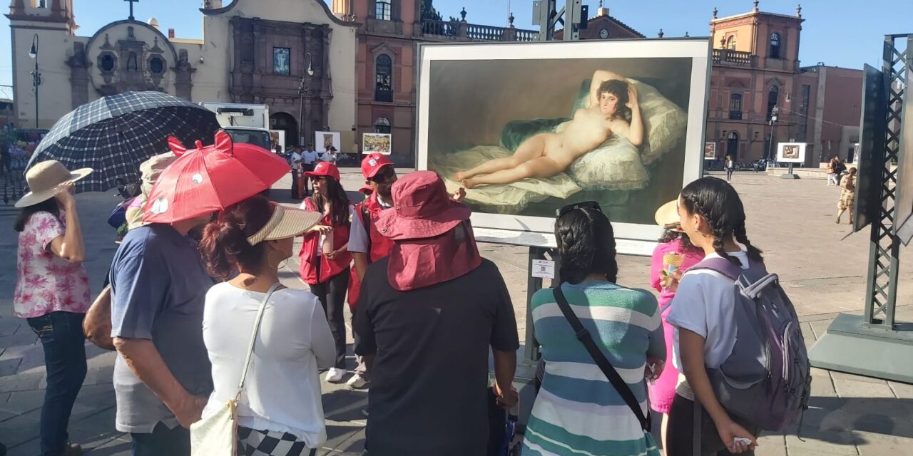 Cerca de 130 mil personas han visitado la exposición “El Museo del Prado en San Luis en la Plaza de Fundadores