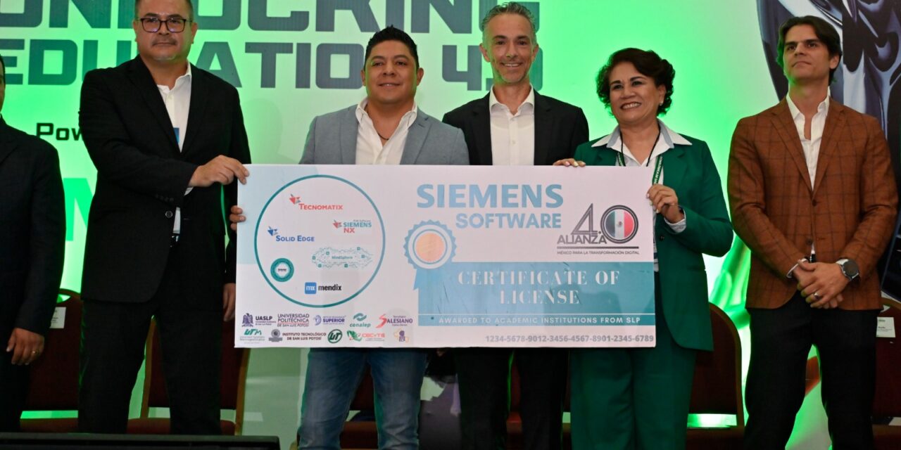 Brinda Ricardo Gallardo apoyo para impulsar la educación digital en SLP
