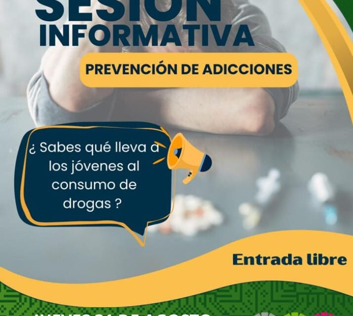 En apoyo al bienestar juvenil, Soledad prepara sesión informativa sobre prevención de adicciones
