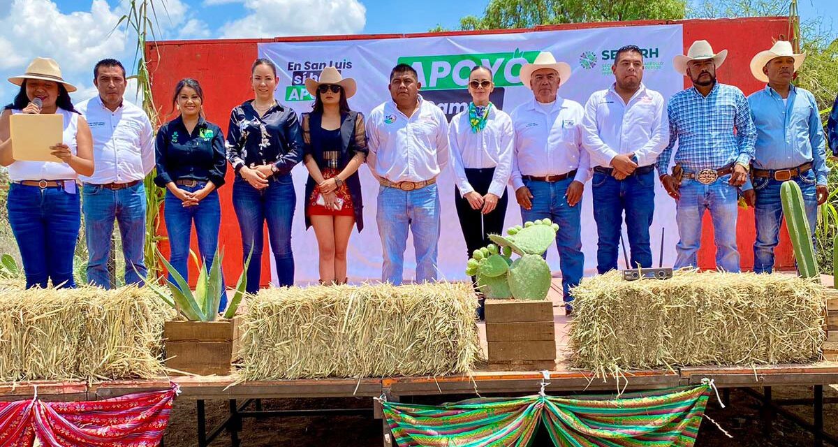 Gobierno estatal sustituye pozo agrícola en Mexquitic