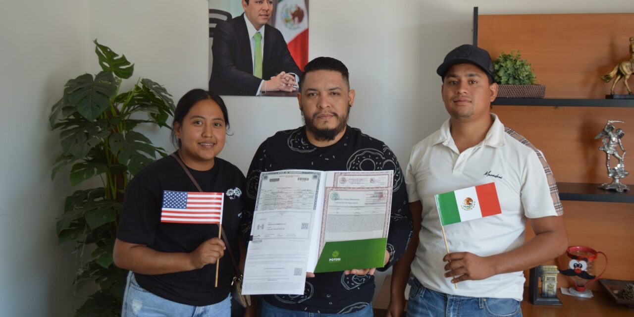 Con apoyo estatal connacionales recibirán doble nacionalidad