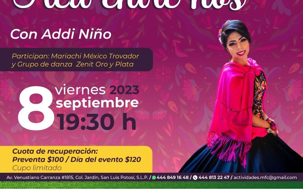 Addi Niño presenta concierto “Acá entre nos” en el Cossío