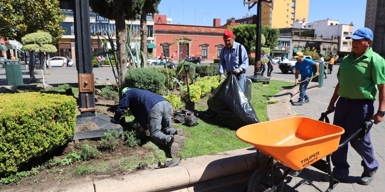 Ayuntamiento de la Capital fortalece las áreas verdes de la ciudad, en beneficio de más de 80 mil potosinos