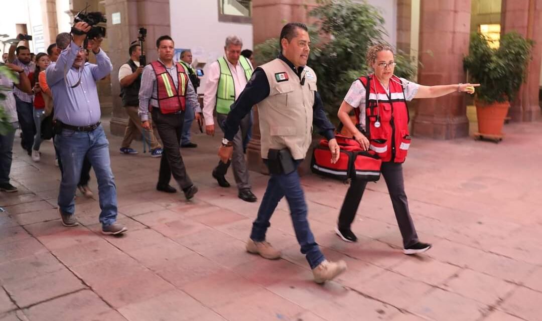 San Luis Potosí participa en Simulacro Nacional 2023