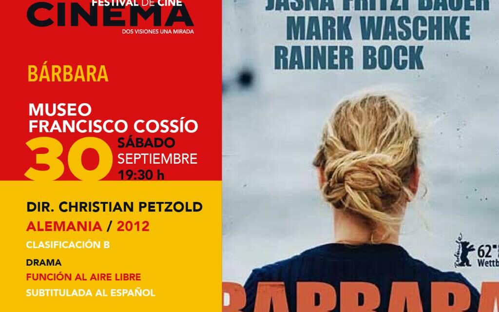 Festival de cine México-Alemania cinema en el Cossío