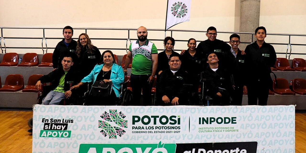 Estado refrenda apoyo a las y los paratletas representantes de San Luis Potosí 