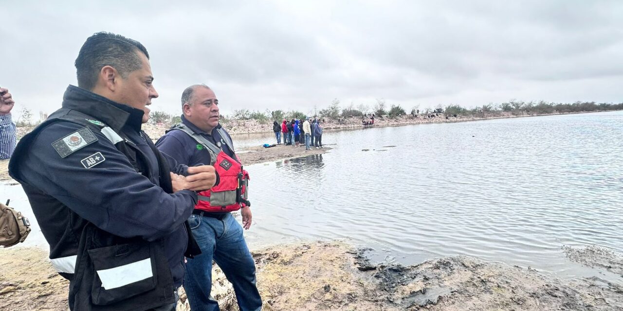 Cuerpos de emergencia rescatan cuerpo de menor en presa del Altiplano