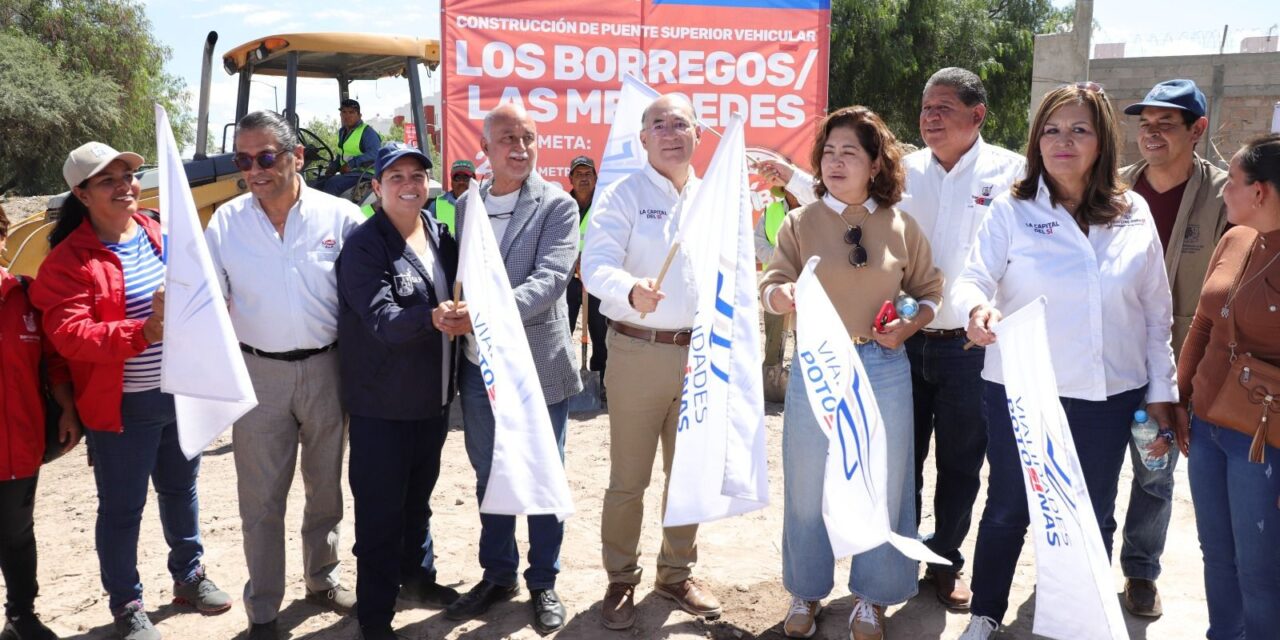 Arranca obra del puente Los Borregos – Las Mercedes en Villa de Pozos, que agilizará la movilidad en el oriente