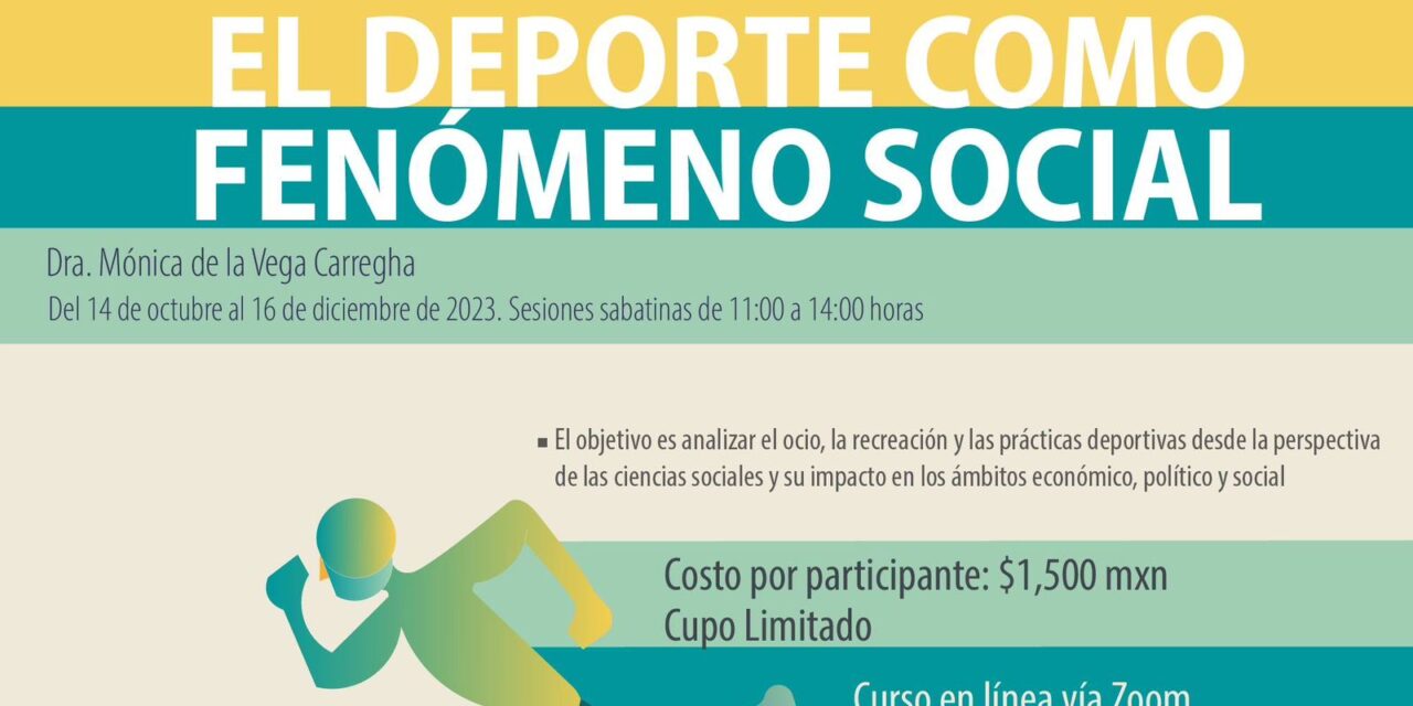 UASLP invita al curso en línea Deporte Como Fenómeno Social