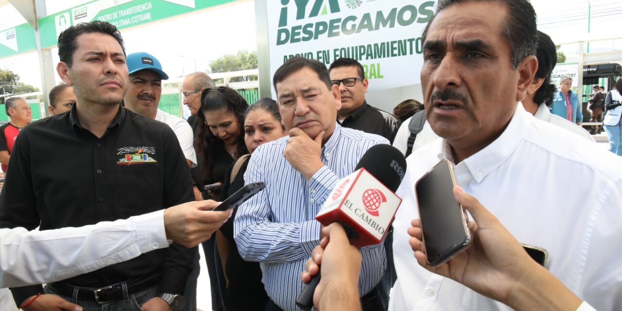 MetroRed beneficia a la clase trabajadora: líderes sindicales