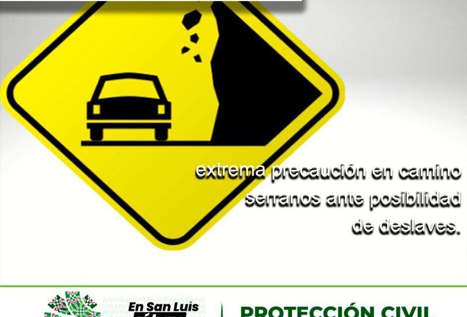 Estado brinda apoyo a las y los potosinos por frente frío número 6