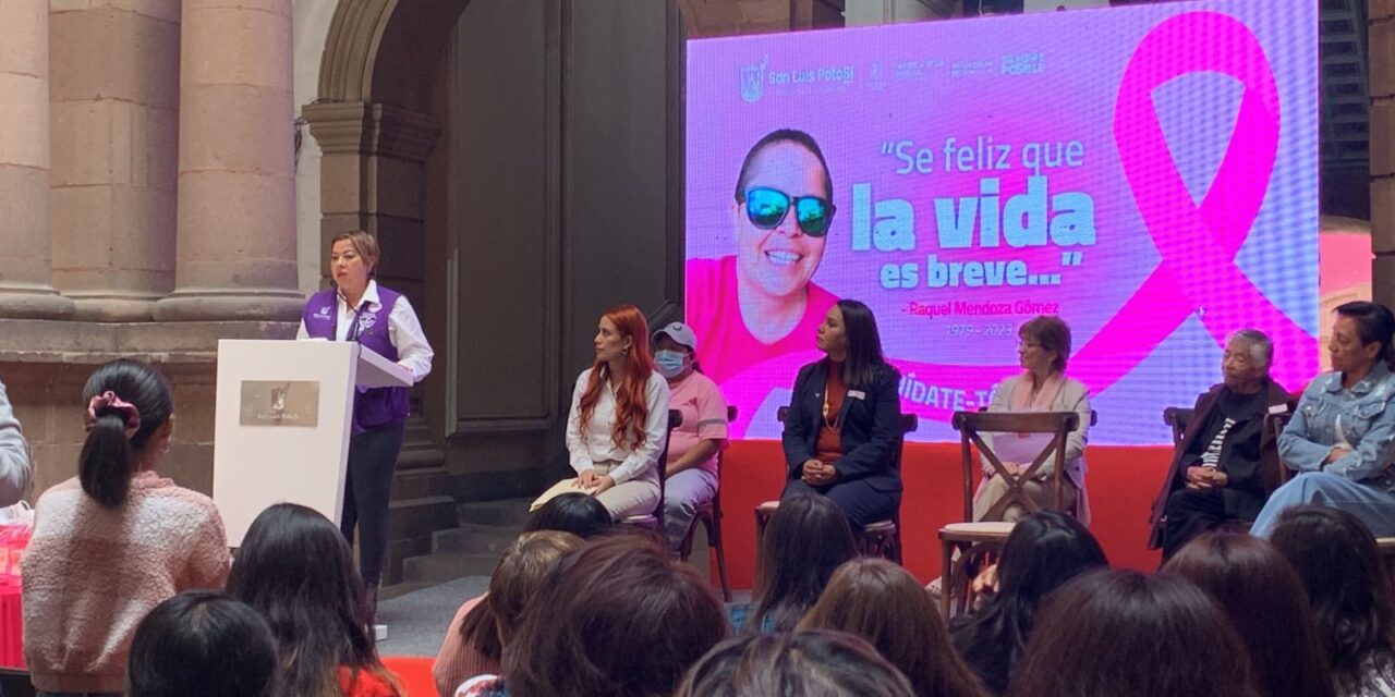 Conmemora la instancia de las mujeres del gobierno de la capital, el Día de la Lucha contra el Cáncer de Mama