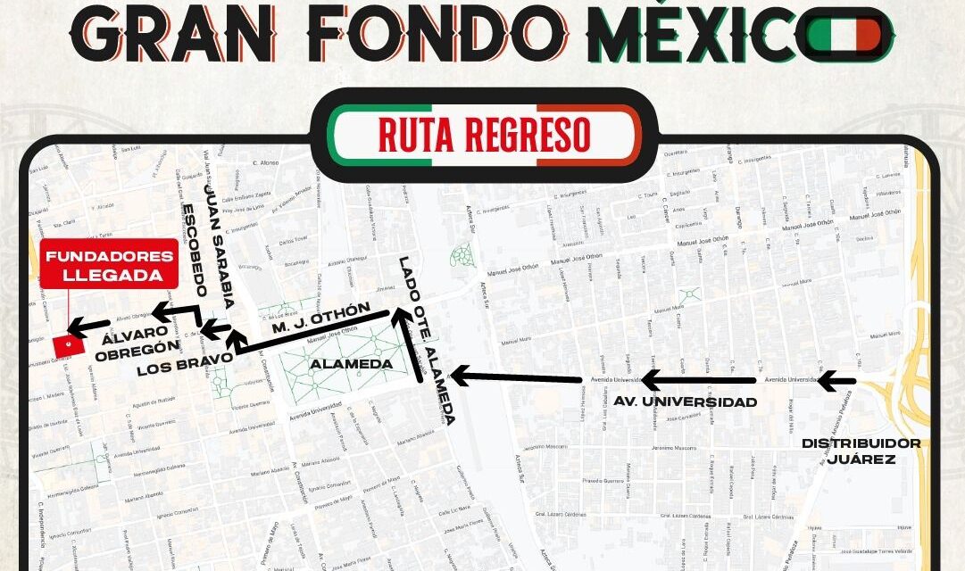 Este es el operativo de vialidad para el Gran Fondo México Nairo Quintana 2023, de la SSPC de la Capital