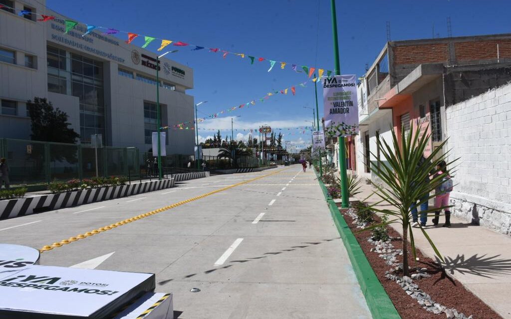 Soledenses resaltan trabajo conjunto en la rehabilitación completa de Av. Valentín Amador