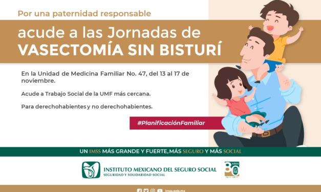 Invita IMSS San Luis Potosí a la Jornada de Vasectomías sin Bisturí para población derechohabiente y público en general