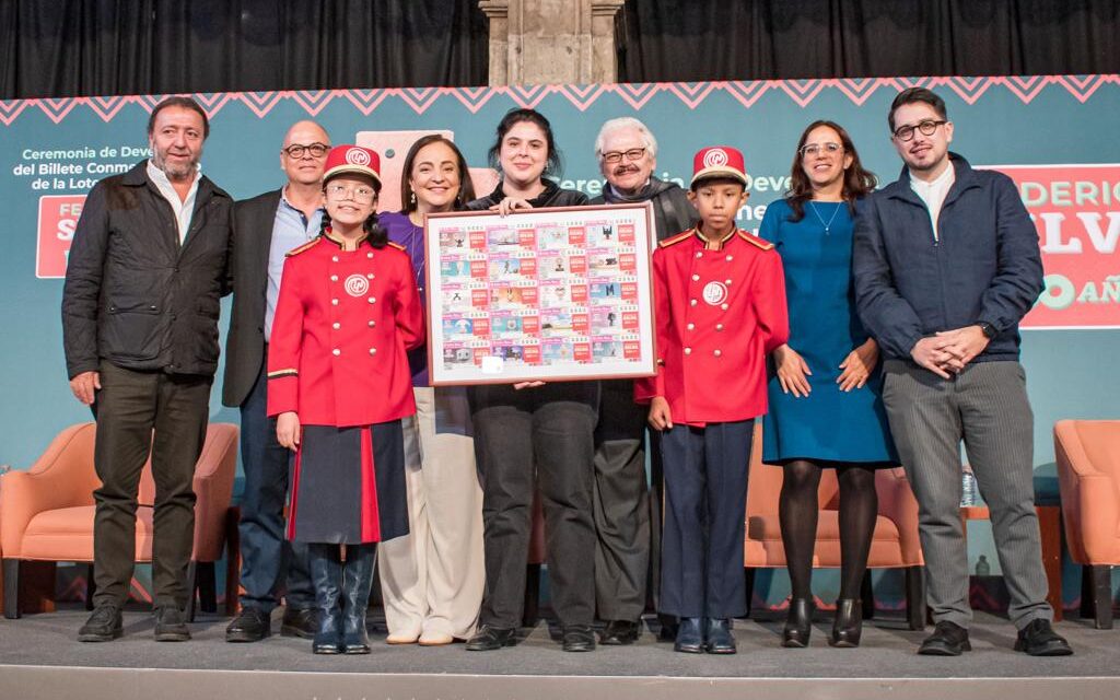 Con billete de lotería, conmemoran centenario del natalicio de Federico Silva