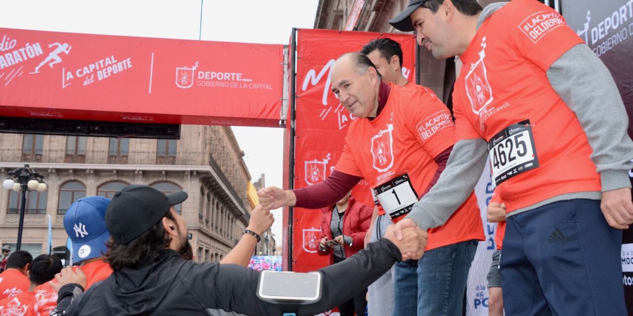 Más de 7 mil atletas recorren San Luis Capital en el Segundo Medio Maratón La Capital del Deporte