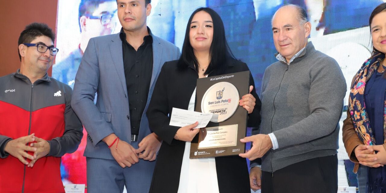 Gobierno de la Capital otorga Premio Municipal del Deporte a cuatro destacados atletas y entrenadores, inspiración para los potosinos