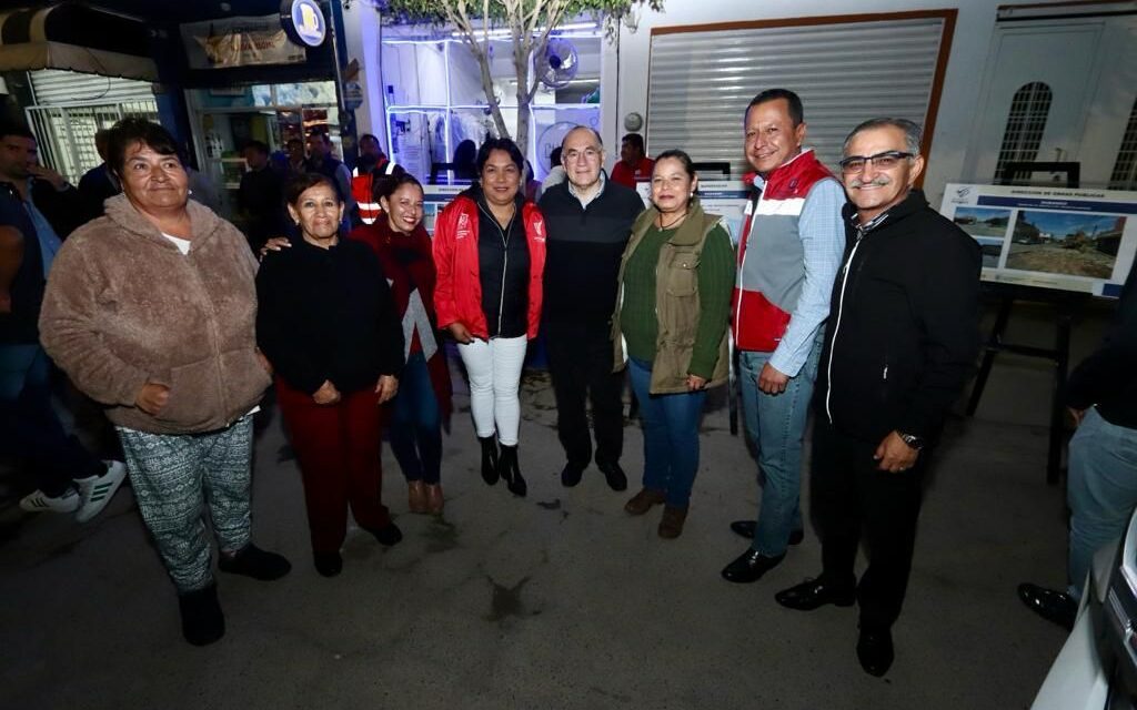Rehabilitación integral con colectores pluviales, drenaje y alumbrado táctico en obras de Vialidades Potosinas