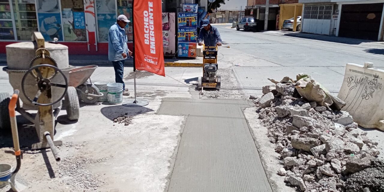 Ayuntamiento de San Luis Potosí reporta nuevos avances en la dignificación de las calles de colonias