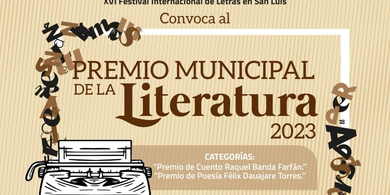 Para obtener el Premio Municipal de Literatura 2023, Comisión de Cultura del Cabildo reitera invitación a participar