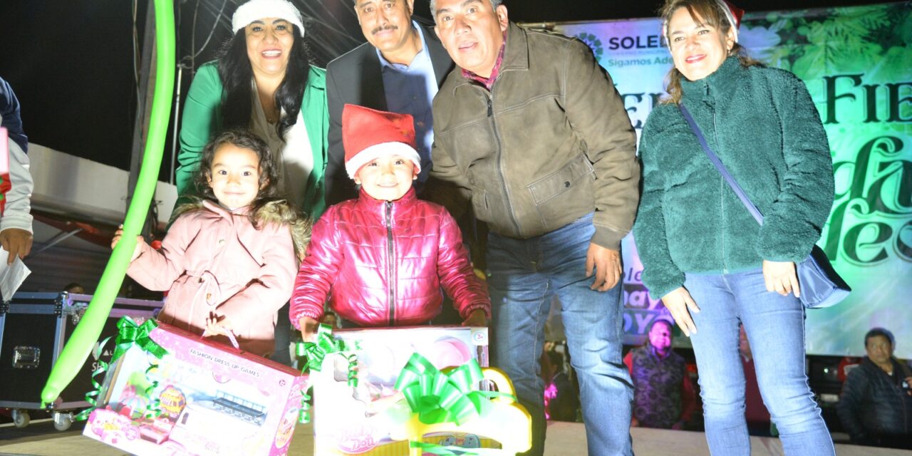 Posadas navideñas en Soledad, visitaron a familias de las colonias: la constancia, San Felipe y Fidel Velázquez